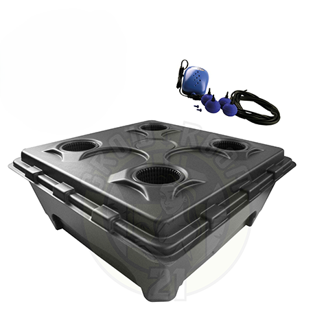 Oxypot 4 - DWC Komplettsystem - 83x83x38cm